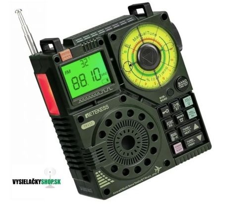 Retekess TR112 prijimač FM VHF MW SW WB AIR-band